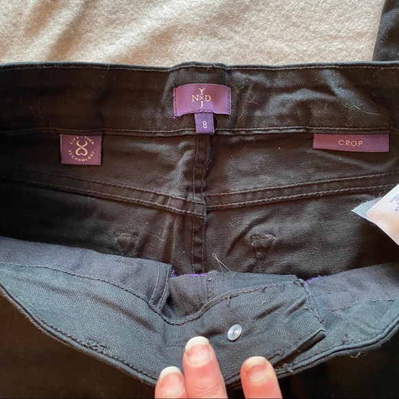NYDJ black crop jeans - Picture 2 of 6